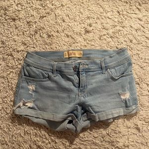 Hollister jean shorts